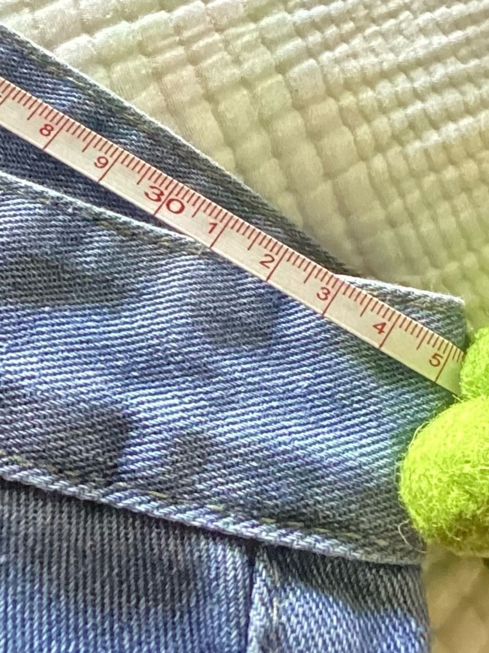 Blue Lace Panel Jeans - Picture 10 of 10
